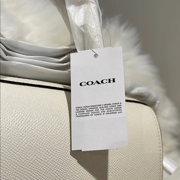 Coach Satchel with Gold Accents - Picture 7 of 7